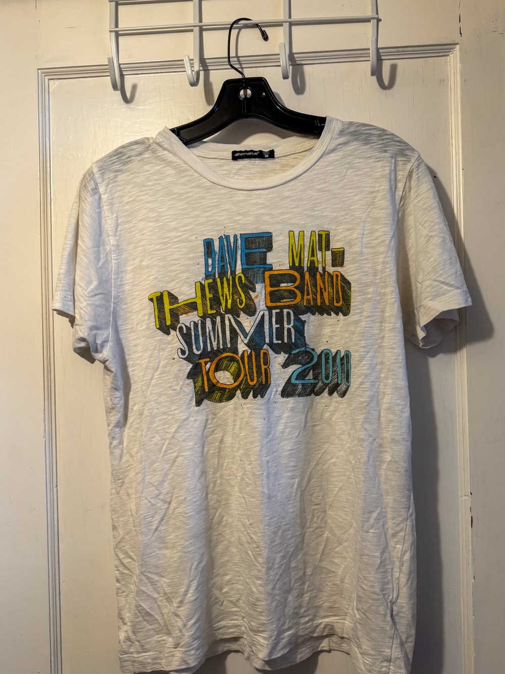 Dave Matthews Band DMB 2010 Summer Tour Shirt Medium Slub Knit